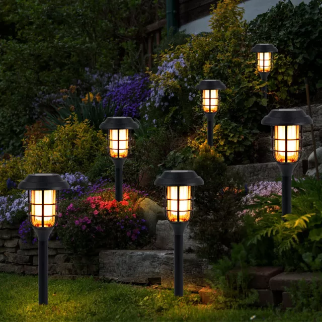 Lanterne Solaire LED à Flamme Vacillante : Éclairage Extérieur Écologique  et Authentique - Le Marchand Futé