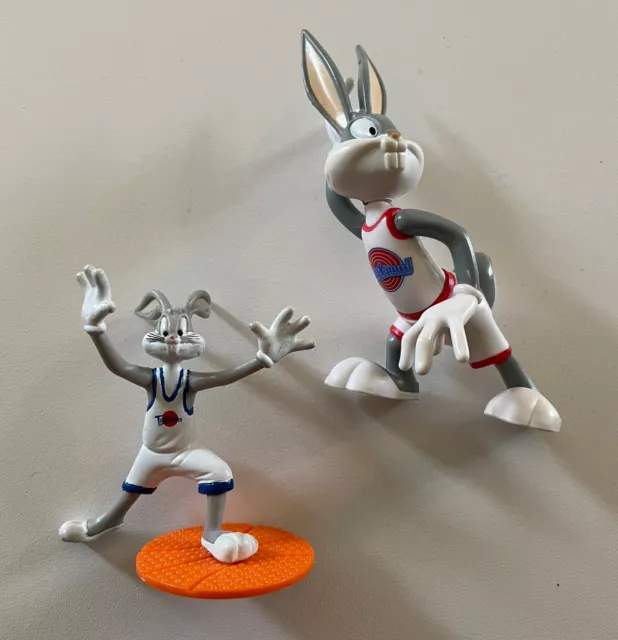 VINTAGE SPACE JAM Looney Tunes Bugs Bunny PVC Figures 1996 Warner Bros ...