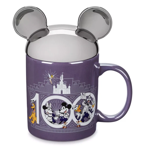 DISNEY 100 YEARS Of Wonder Disneyland Mickey And Friends Mug With Lid
