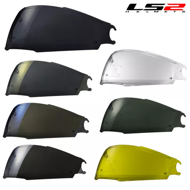 Ls2 Ff902 Visor Scope Helmet Replacement Dark Clear Iridium Helmets Visor