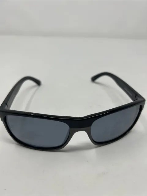Coyote Unisex Rectangle Designer Polarized Sunglasses Gloss Black/Gray