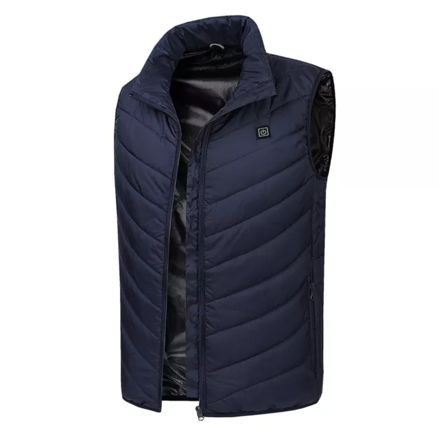 Winter Heated Vest Electric USB Jacket Winter Warm Men Women Body Heating Coat