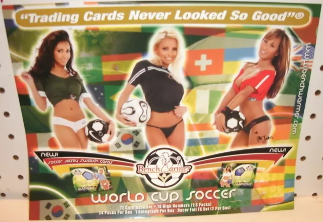 Benchwarmer World Cup Soccer - Promotional Sell Sheet - Signed By Flo Jalin