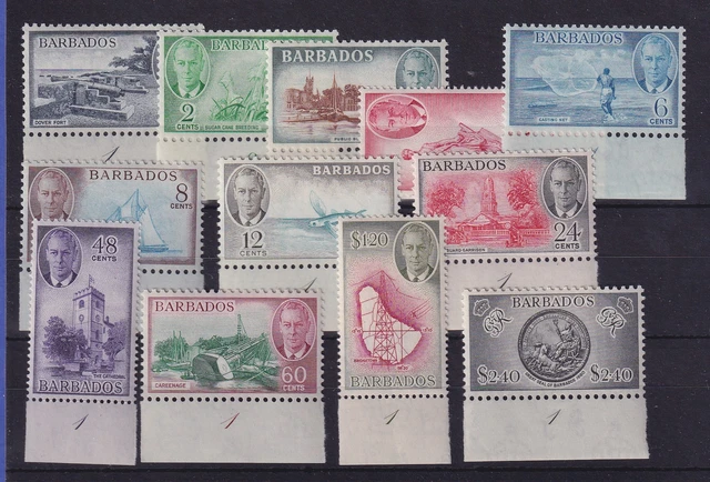 Barbados 1950 Landestypische Motive Mi.-Nr. 184-195 postfrisch **