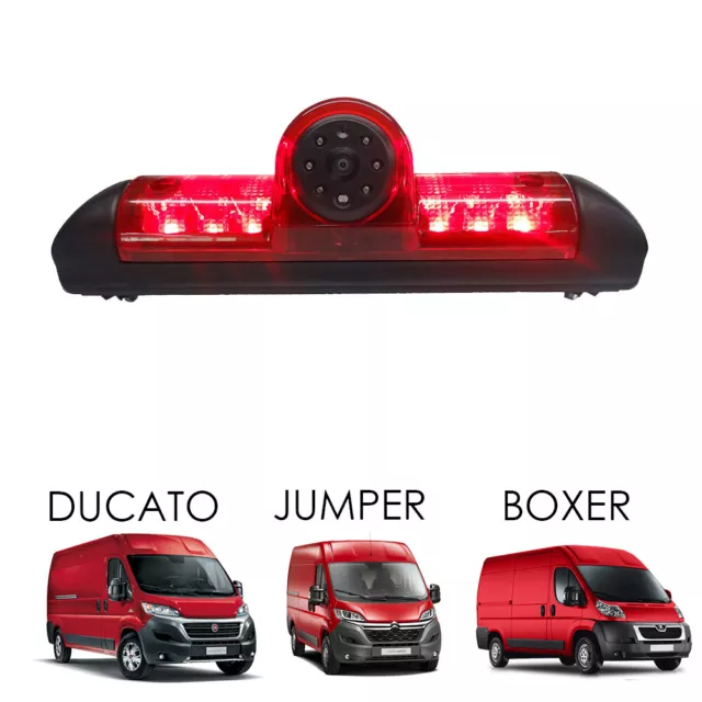 Para Citroën Jumper Fiat Ducato Peugeot Boxer Luz Freno Cámara Marcha Atrás LED