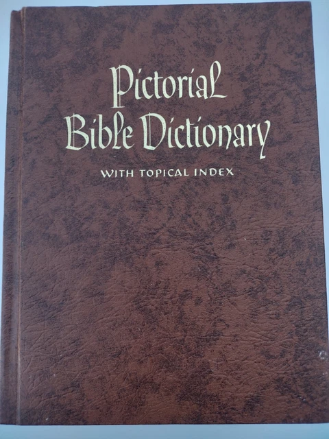VTG 1967 Pictorial Bible Dictionary Zondervan The Southwestern Company W/MAPS