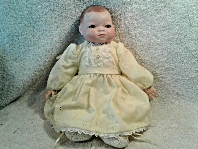 Grace Putman Germany 14" Bye Lo Toddler Bisque Baby Doll  Repro Donnie Vargeldt