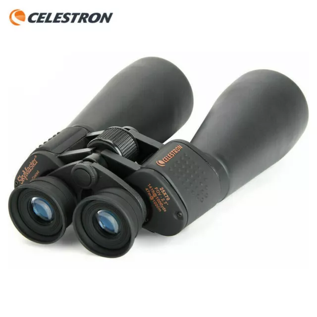 Celestron SkyMaster 25x70 Binoculars 71008 Porro Prism W/ Tripod adapter Gift