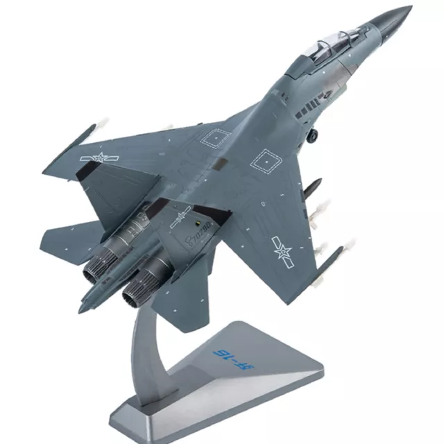 1:72 Chinese Air Force J-16 Fighter Alloy Finished Aircraft Model With Stand