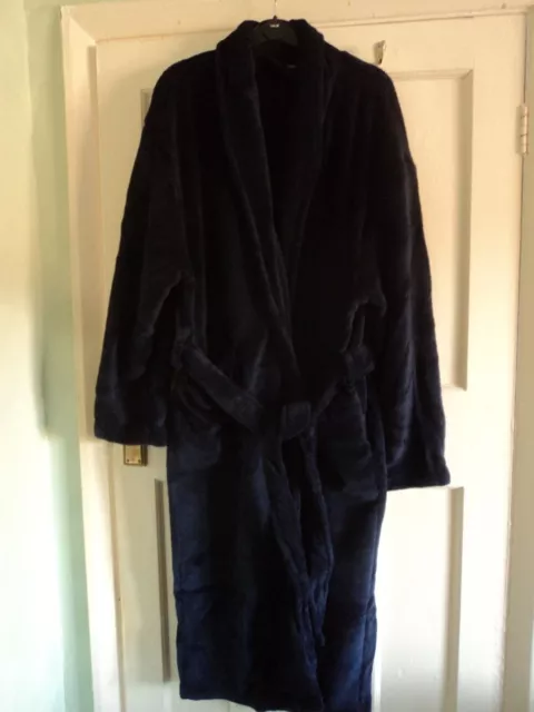 Men's blue  dressing gown size M, L,  XL and 2XL