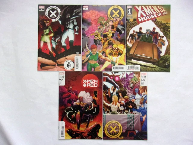 X-Men #1 Lot, Planet Size, Secret, Red, Immortal, X-Men '92 House Of XCII, New