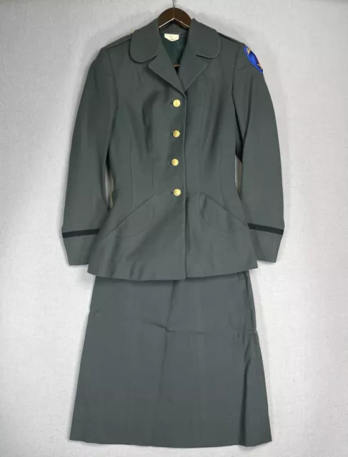 VTG KOREAN VIETNAM War US Army Europe Womens Wool Serge Uniform Jacket ...