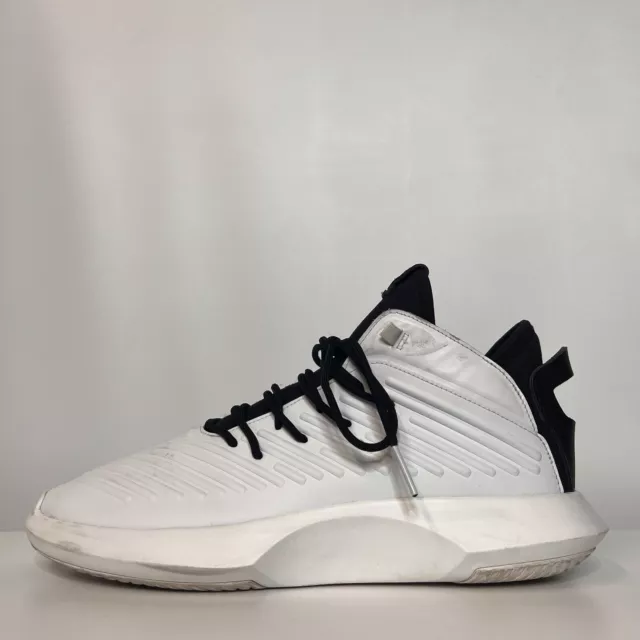 ADIDAS MENS CRAZY 1 ADV Athletic Sneakers White AQ0320 2017 Lace