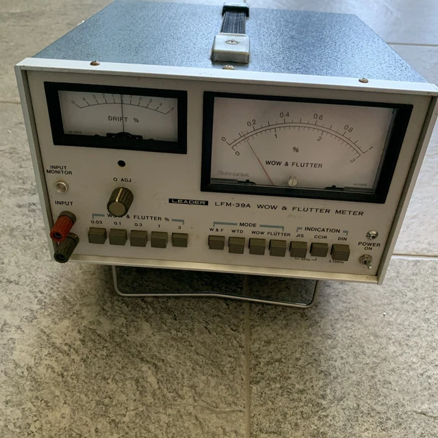 LEADER LFM-3616 WOW & Flutter Meter $238.00 - PicClick