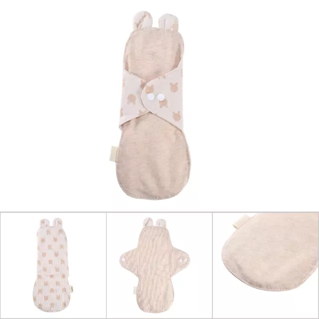 250mm Organic Cotton Menstrual Pads Washable Day&Night Panty Liner Sanitary TOH