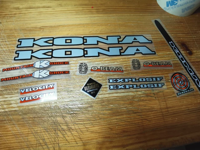 Adesivi Per Forcella Kona Project, Nuove Decalcomanie, Marchio Kona