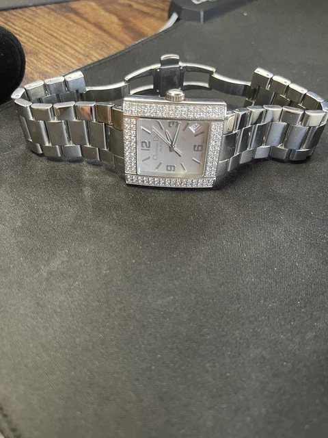 Christian Dior Paris Watch - Womens Full Diamond Bezel Authentic Rare 9