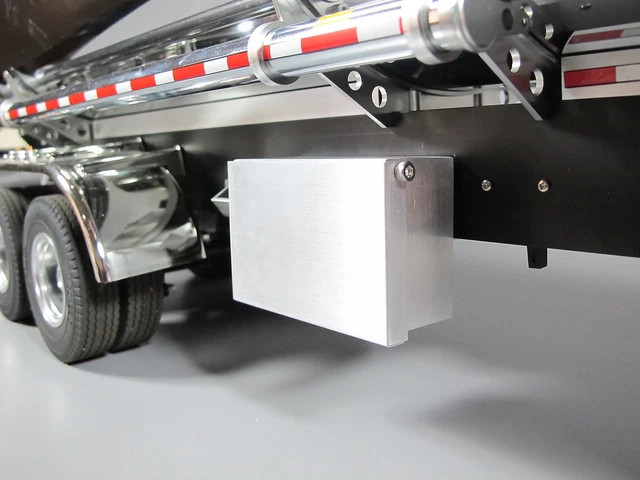 Boîte à Outils Latérale En Aluminium Pour Semi-remorque Tamiya 1/14 - Accessoire Modélisme Camion