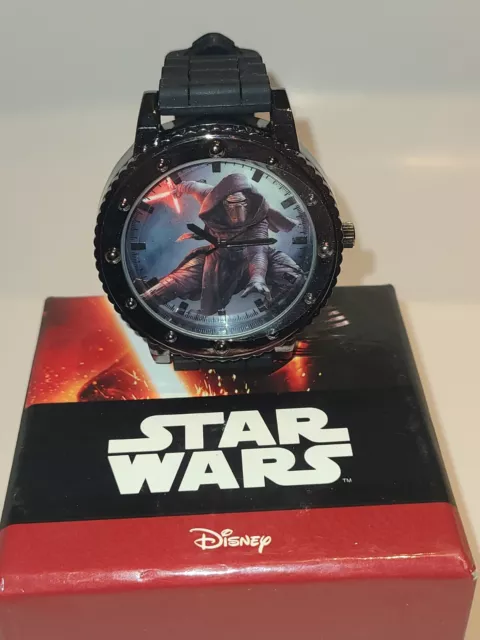 Star Wars Episode VII The Force Awakens Kylo Ren Black Men's Watch