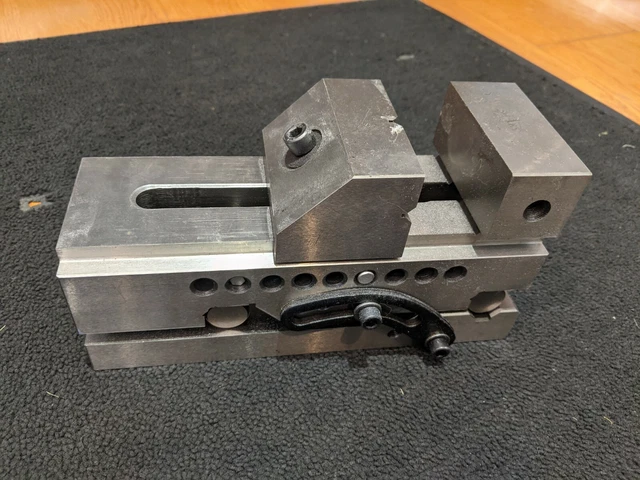SHARS Steel Sine Vice 3" Jaw Width x 1-5/16" Jaw Height, 4-3/4" Jaw Capacity