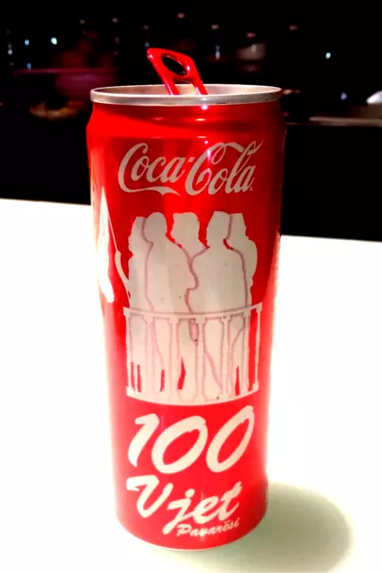 2012 Coca Cola Can Empty Can 100 Years of Independence Of Albania Very Rare