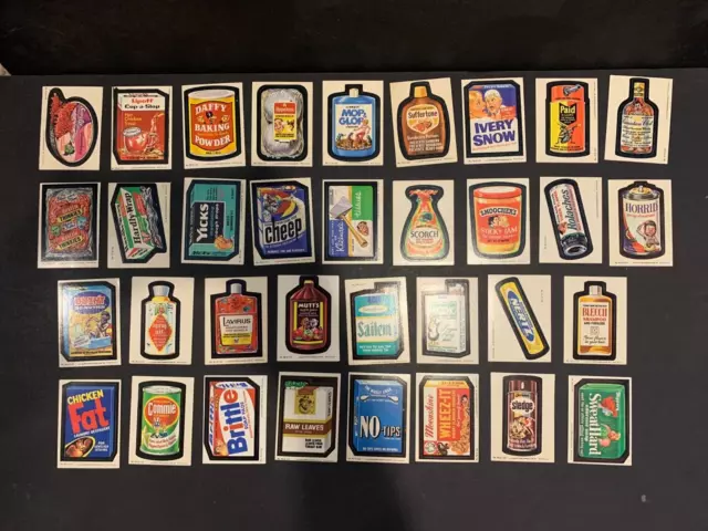 1979 Topps Wacky Packages Complete 2nd Series 2 66 Sticker Card Set EX+