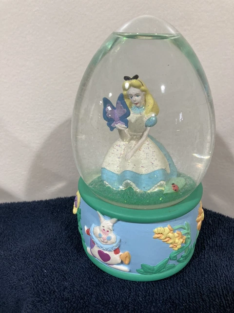 ALICE IN WONDERLAND Snow Globe Disney Plays Playful Melody Disney Snowglobe ALICE IN WONDERLAND Snow Globe Disney Plays Playful Melody Disney Snowglobe