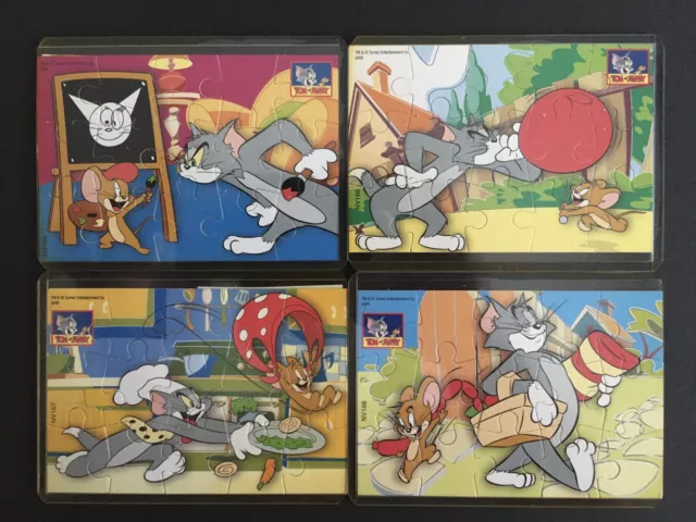 Ü-Ei | Puzzle | Komplettsatz + 4 BPZ | Tom und Jerry | von 2008 | Top Zustand