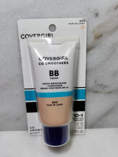 Covergirl CG Smoothers BB Cream Tinted Moisturizer #805 Fair to Light