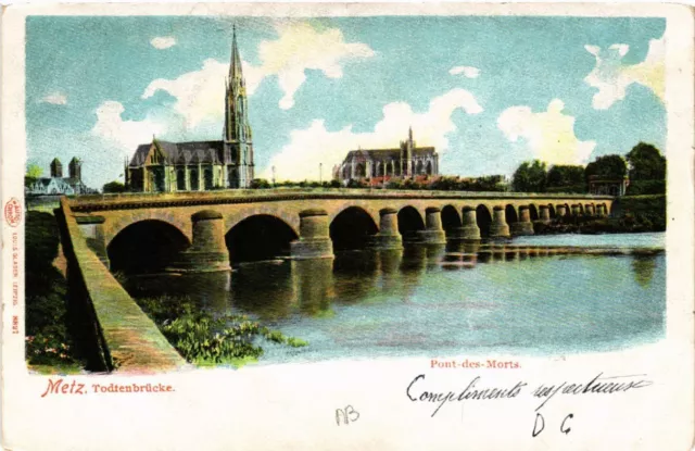 CPA AK METZ Todtenbrucke - PONT-des-Morts (650908)
