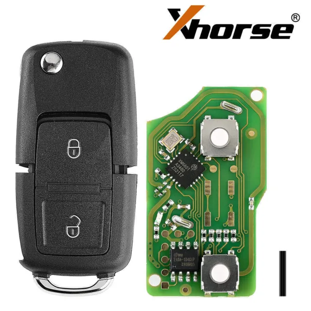 10x Xhorse Universal Wire Remote Key B5 Flip 2 Button XKB508EN for VVDI MAX TOOL