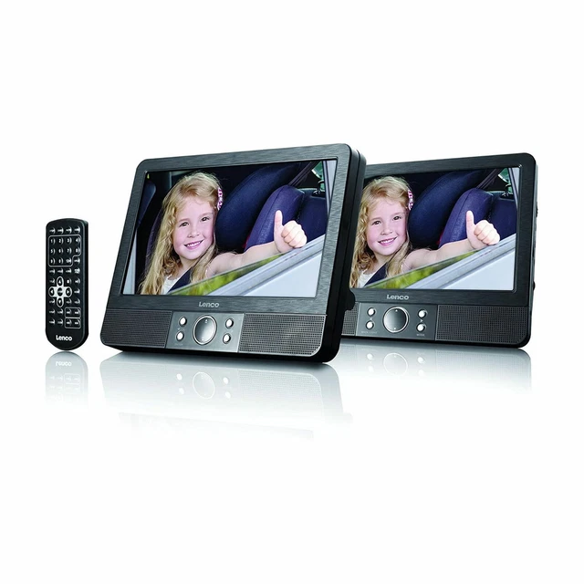 Lenco Filmbundle MES-404 Tragbarer DVD Player LCD 9 Zoll