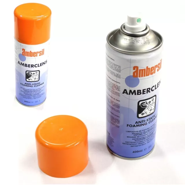 Ambersil Amberclens Anti-Static Foam Cleaner - 400ml Multi Purpose Cleaner