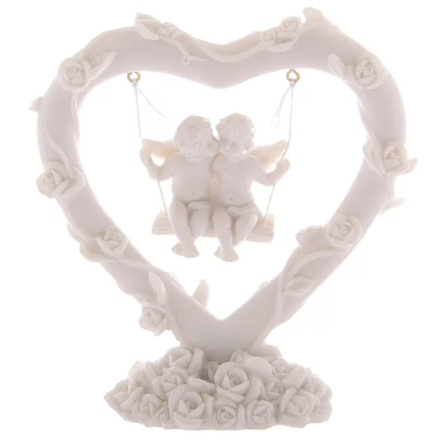 Heart Shaped Ornaments Angel Decorative Love Living Room Bedroom Home Figurines