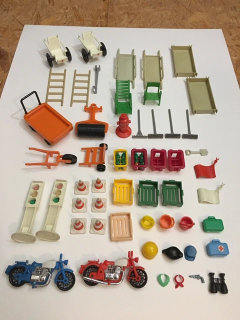 RARE - Lot De Mobilier De Cuisine Playmobil - Année 1974 - Collector Vintage