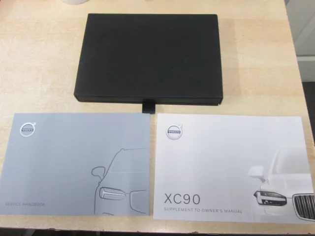 Volvo Xc90 Handbook Supplement To Owners Manual Wallet 2019-2022+++Service Book.