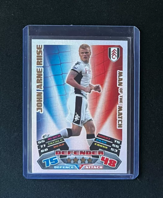 John Arne Riise Match Attax 2011/12 2012 Mann Des Spiels Motm Fulham
