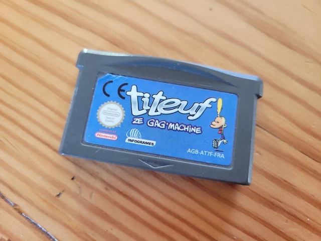 JEU GAME BOY ADVANCE GBA Titeuf Ze Gag Machine AGB AT7F FRA