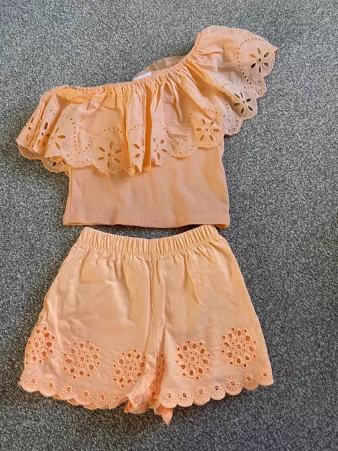 Zara Girls Top And Shorts Age 6-7