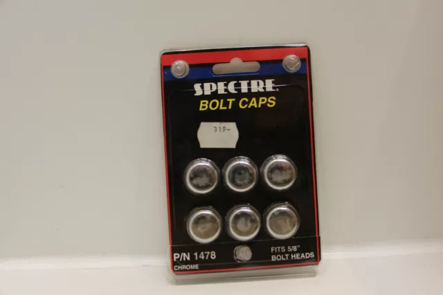 Cache vis chromé pour tête de boulon 5/8’’