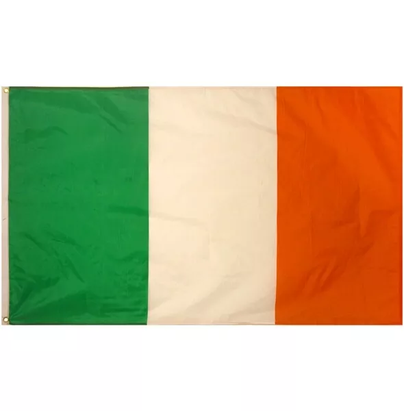 Republic Of Ireland IRISH TRI COLOUR FLAG 5x3 Ft With Eyelets St Patricks Day UK 2