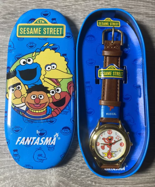 Fantasma Sesame Street Elmo Limited Edition Musical Watch Needs Battery 