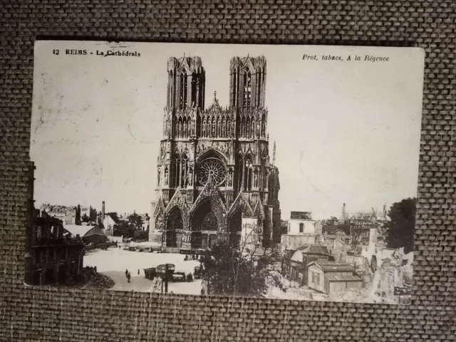 Cpa Reims La Cathedrale
