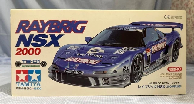 Raybrig Racing TAMIYA RAYBRIG 4WD Racing Car Nsx 2000 Specifications 1/10 TB-01 58262 ...
