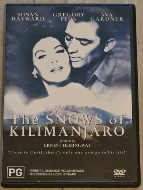 The Snows of Kilimanjaro - DVD - Region 4 - FAST POST