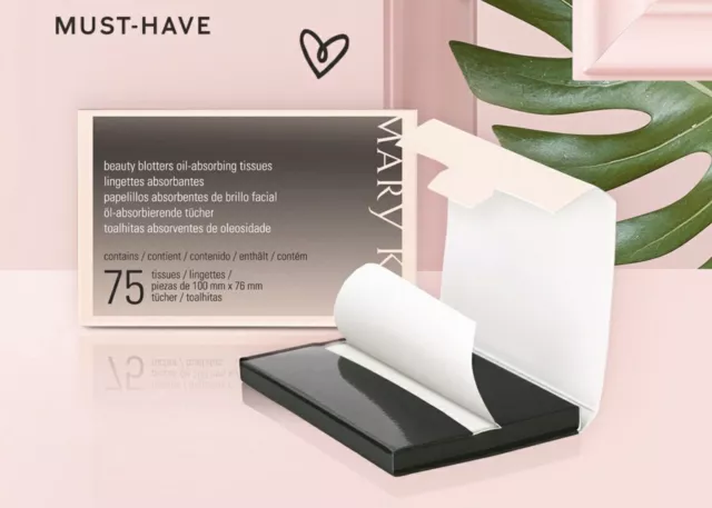 Mary Kay Beauty Blotters/Öl absorbierende Tücher 2-Packungen neu&ovp