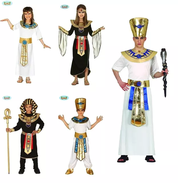 CARNEVALE HALLOWEEN VESTITO Egiziano Faraone Cleopatra Egiziana Bambino  Costume EUR 29,90 - PicClick IT