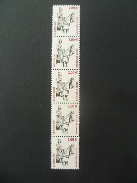 Bund Rollenmarken, SWK MiNr.  2314 ** postfrisch MNH, 5er-Streifen mit Nummer