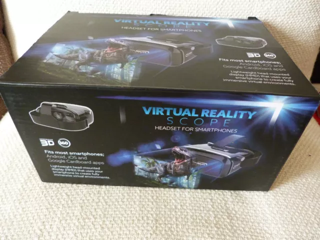 Virtual reality scope headset for smart phones BNIB