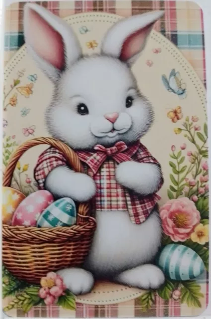 swap cards Modern playing card back Cute Easter Bunny